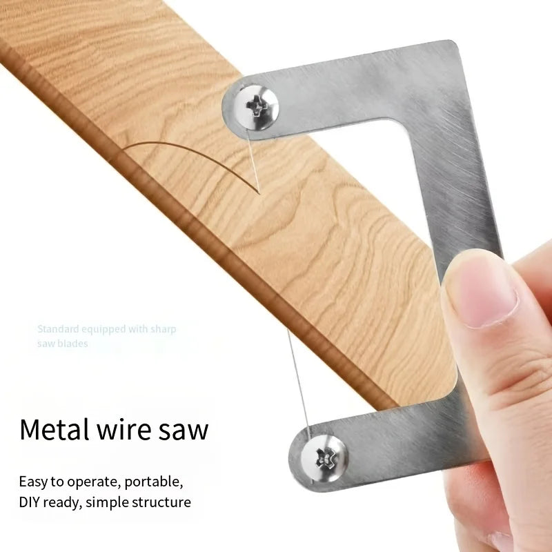 DIY Handcrafted Saw Multi-functional Mini Wire Saw Cutter, Wear-resistant and Rust-proof Woodworking Plastic Model Precision