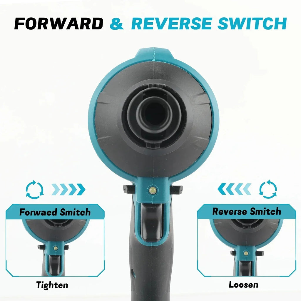 Makita DAS180 18V Cordless Air Blower Multifunction Dusting Machine with Nozzle Air Dust Removal Gun And Inflator Tool