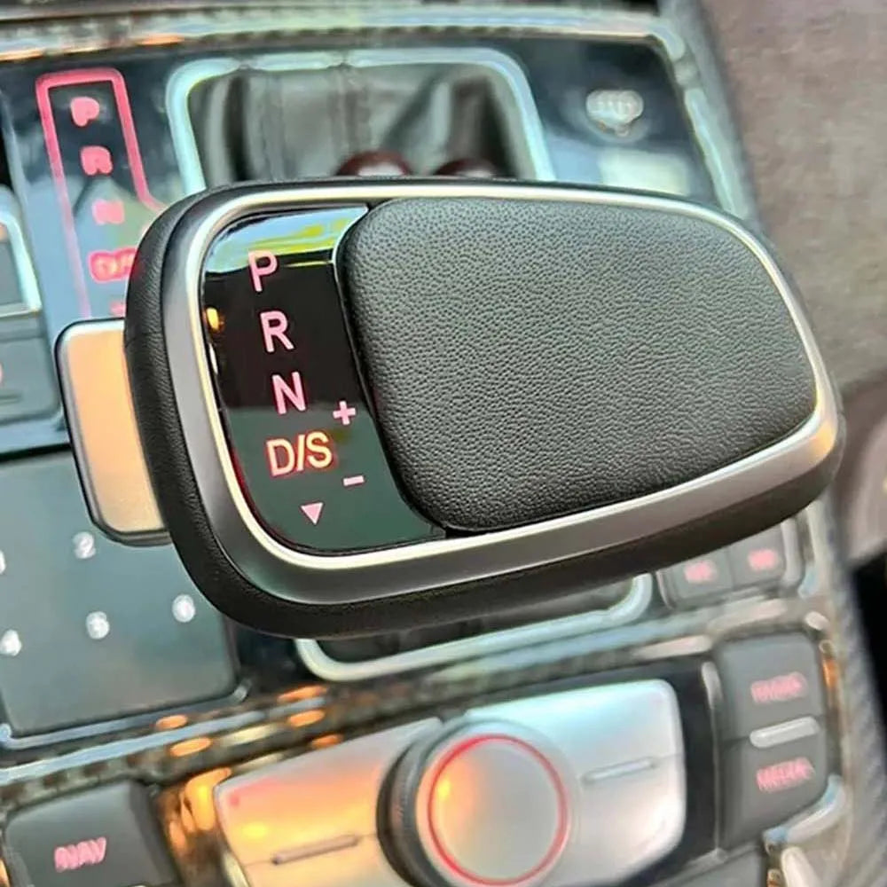 For Audi A4 A5 B8 B7 A7 A6 C6 C7 Q5 8r Q7 4l 8l A3 8P Gear Shift Knob Lever stick LED Light Gearbox Handle Leather Car Automatic