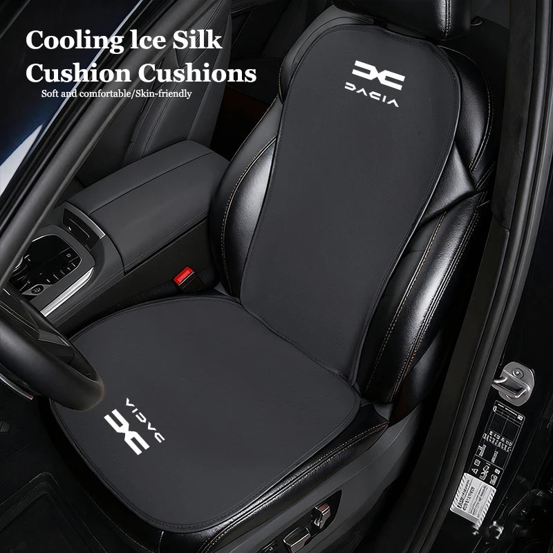 Car Seat Cover Cushion Breathable Ice Silk Soft Mats For Dacia Logan Sandero Duster Lodgy Spring Jogger Stepway Bigster Dokker