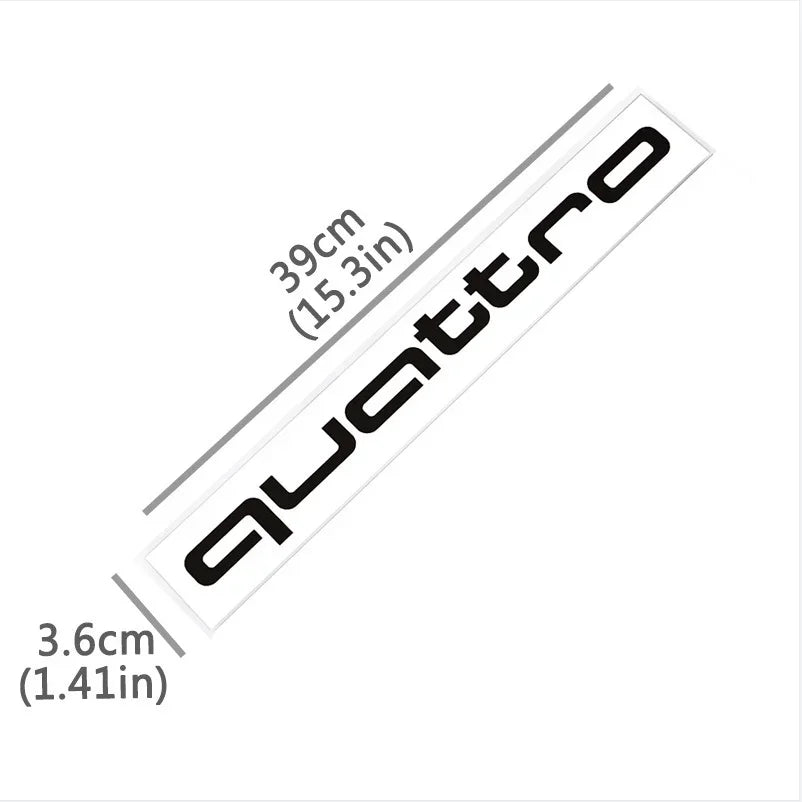 2pcs Car Body Reflective Stickers Decorative Stickers For Audi Quattro A1 A3 A4 A5 A6 A7 A8 Q2 Q3 Q5 Q7 S2 S3 S4 TT