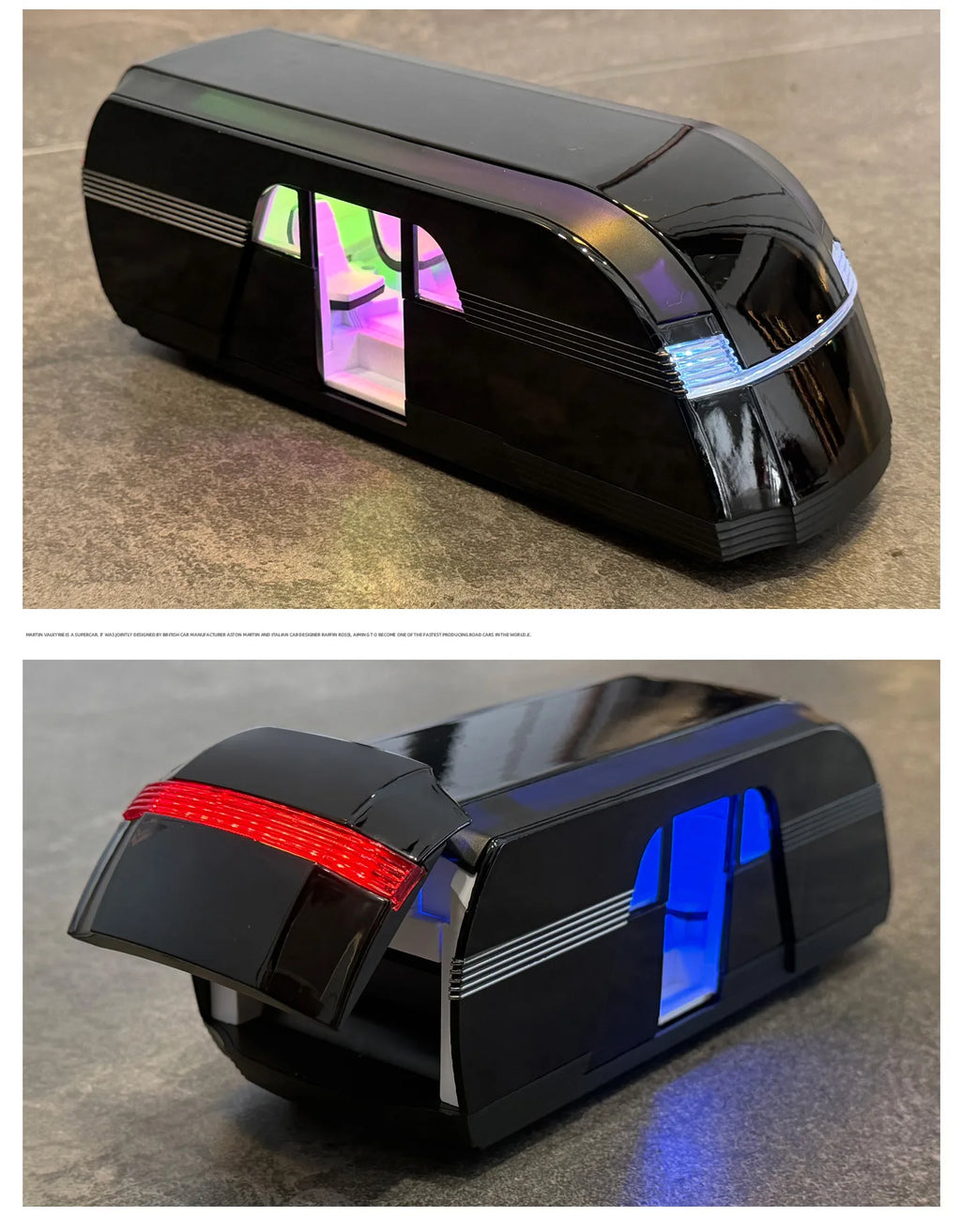 NEW 1:24 Robovan VAN Key Control Alloy Car Model Sound and Light Pull Back Car Model Collectibles Birthday Gift