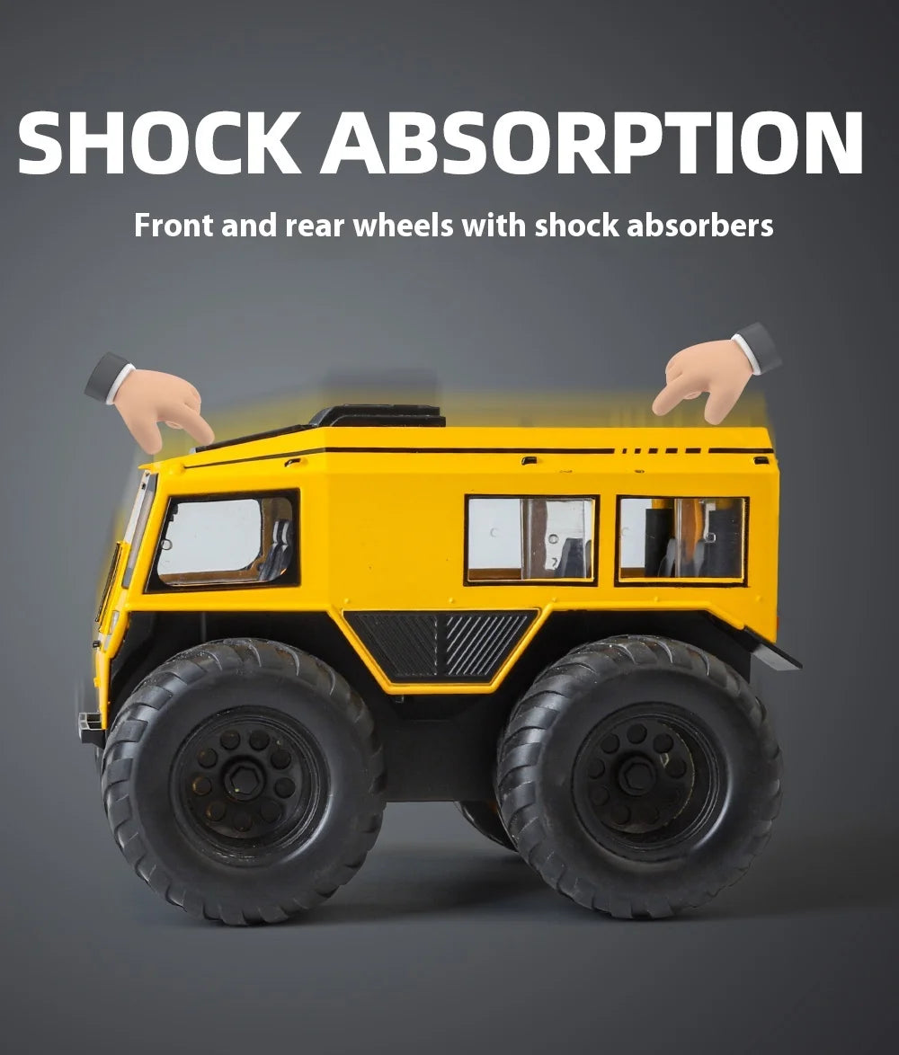 1:24 Scale Sherp ATV Model Car with LED Lights - Realistic Detail for Kids' Adventure Play - Cross-Country Fun, Toy Vehicle