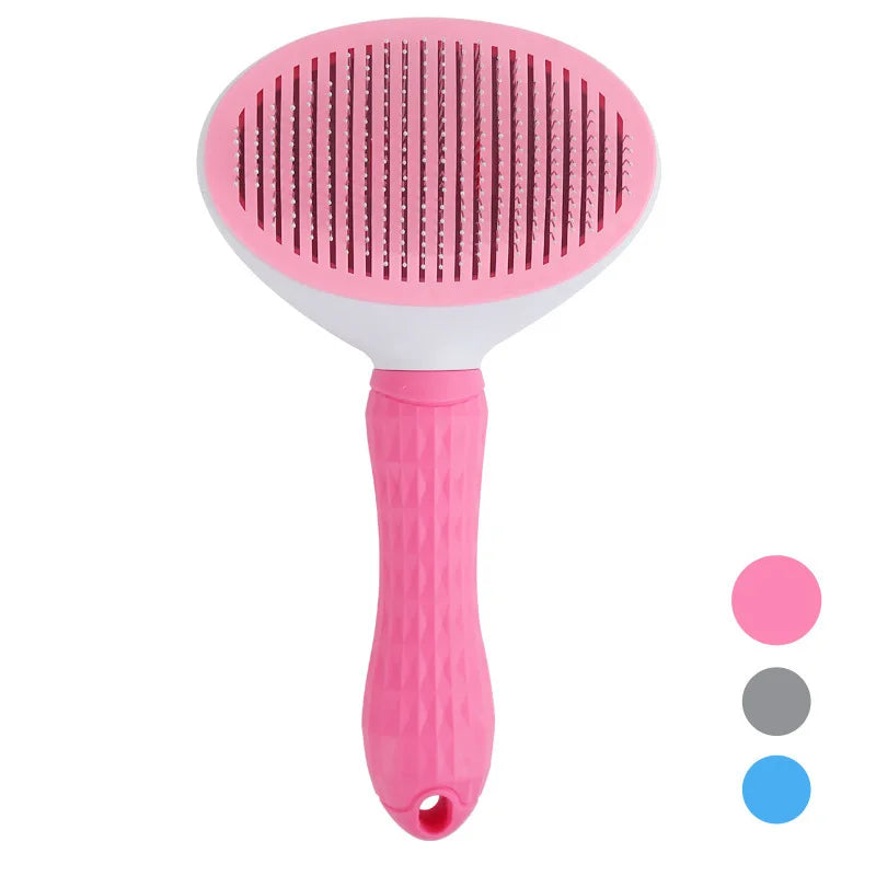 Dog Comb Pet Hair Removal Brush Cats and Dogs Special Comb Beauty Massage Self-cleaning Needle Comb Pet Supplies