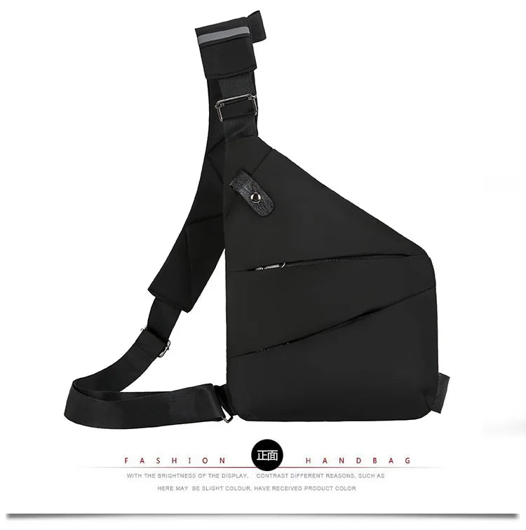 Travel Personal Anti-theft Crossbody Bag Sports Running Invisible Wallet Leisure Multi-functional Anti-splash Men's Chest Bag