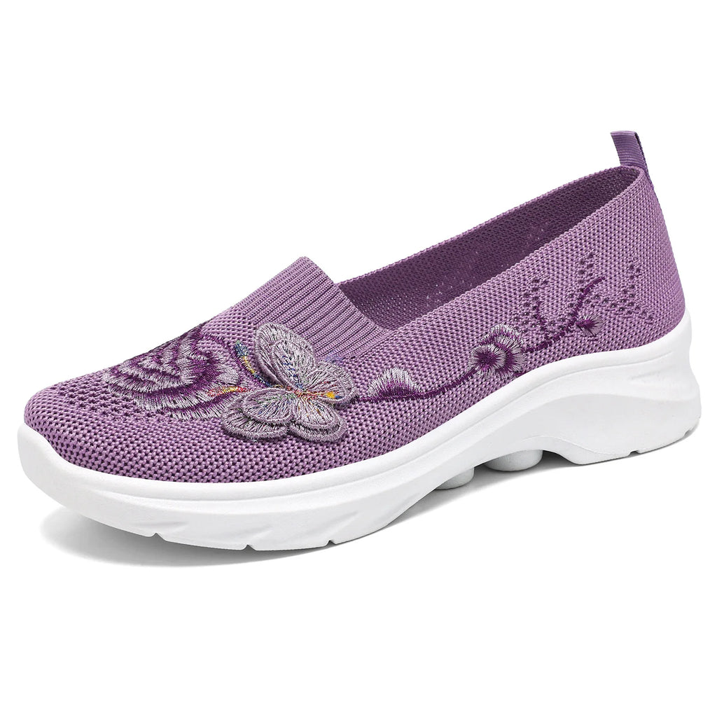 New women's breathable mesh shoes, fashionable and comfortable cloth shoes, 2026 summer casual shoes