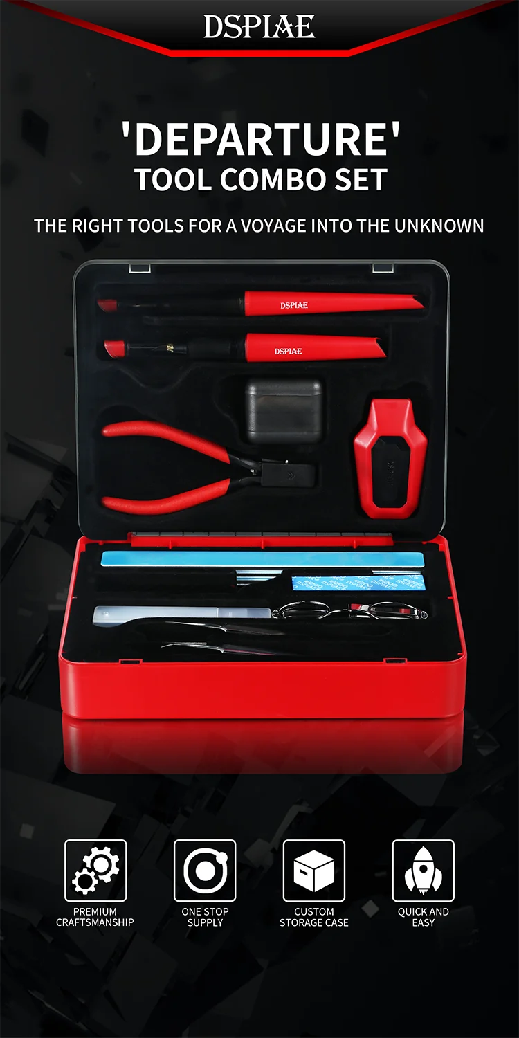 DSPIAE TC-S01 Departuretool Combo Multifunctional Model Tool SET，Multifunctional Model