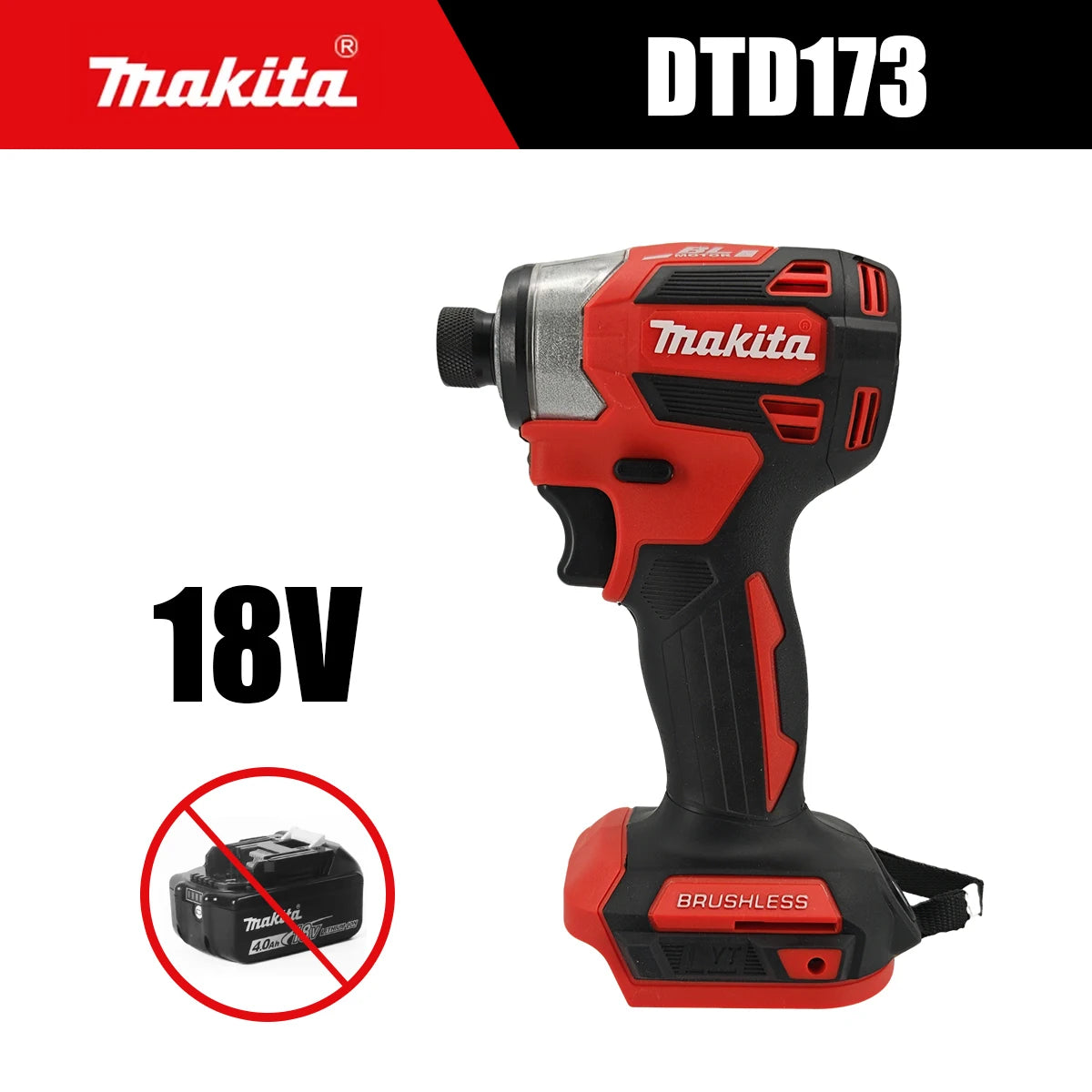 Makita DTD173 18V Brushless Impact Driver