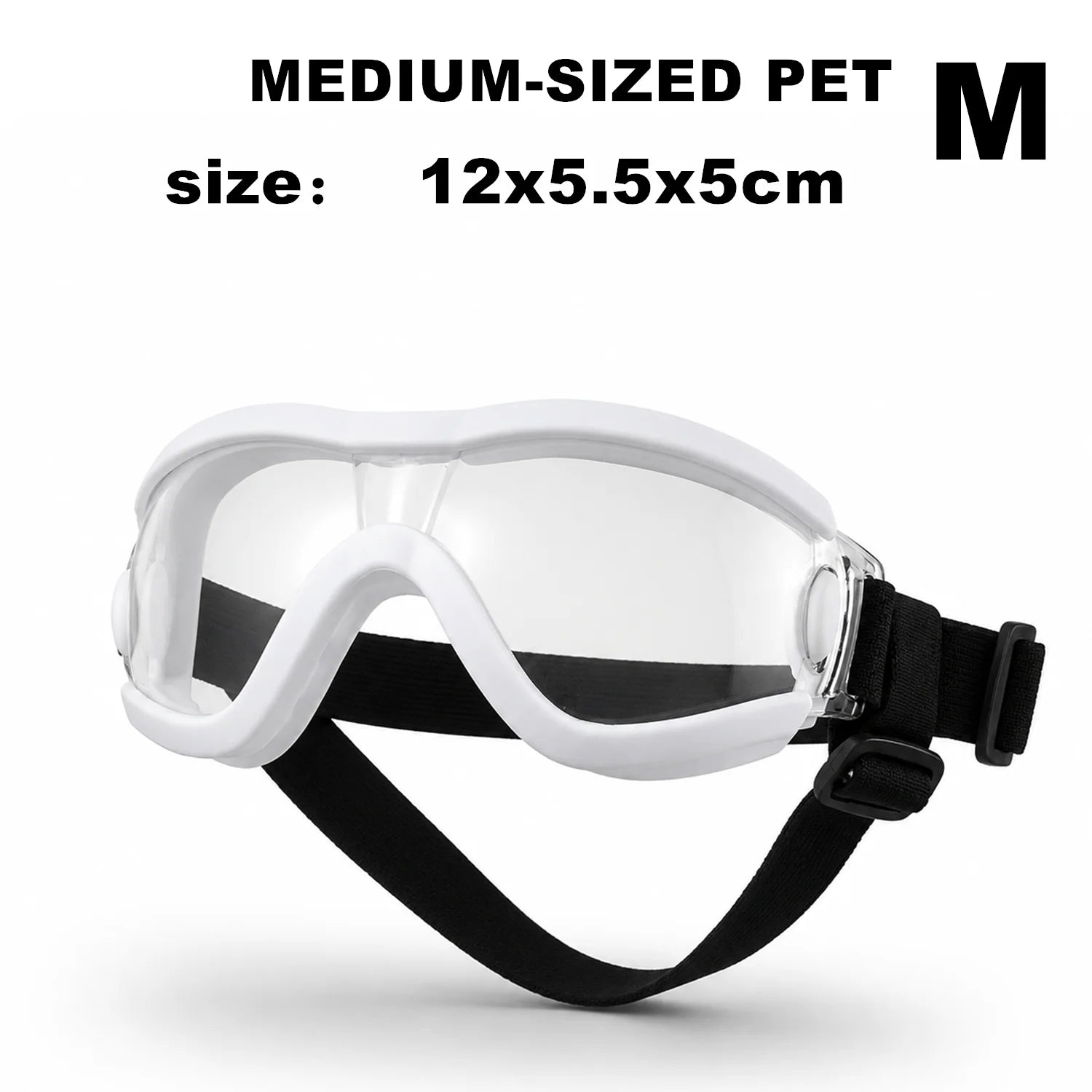Pet Adjustable Dog Goggles Sunglasses Anti-UV Sun Glasses Eye Wear Protection Black Widely Used Dog Sunglasses Pet Dog Supplies