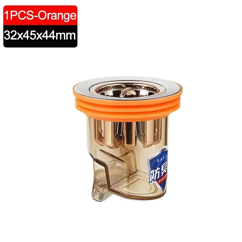 Gravity-Induction Floor Drain-Core Toilet Deodorant Anti-Odor No Smell Bathroom Toilet Sewer Shower Drain for Bathtub Kitchen