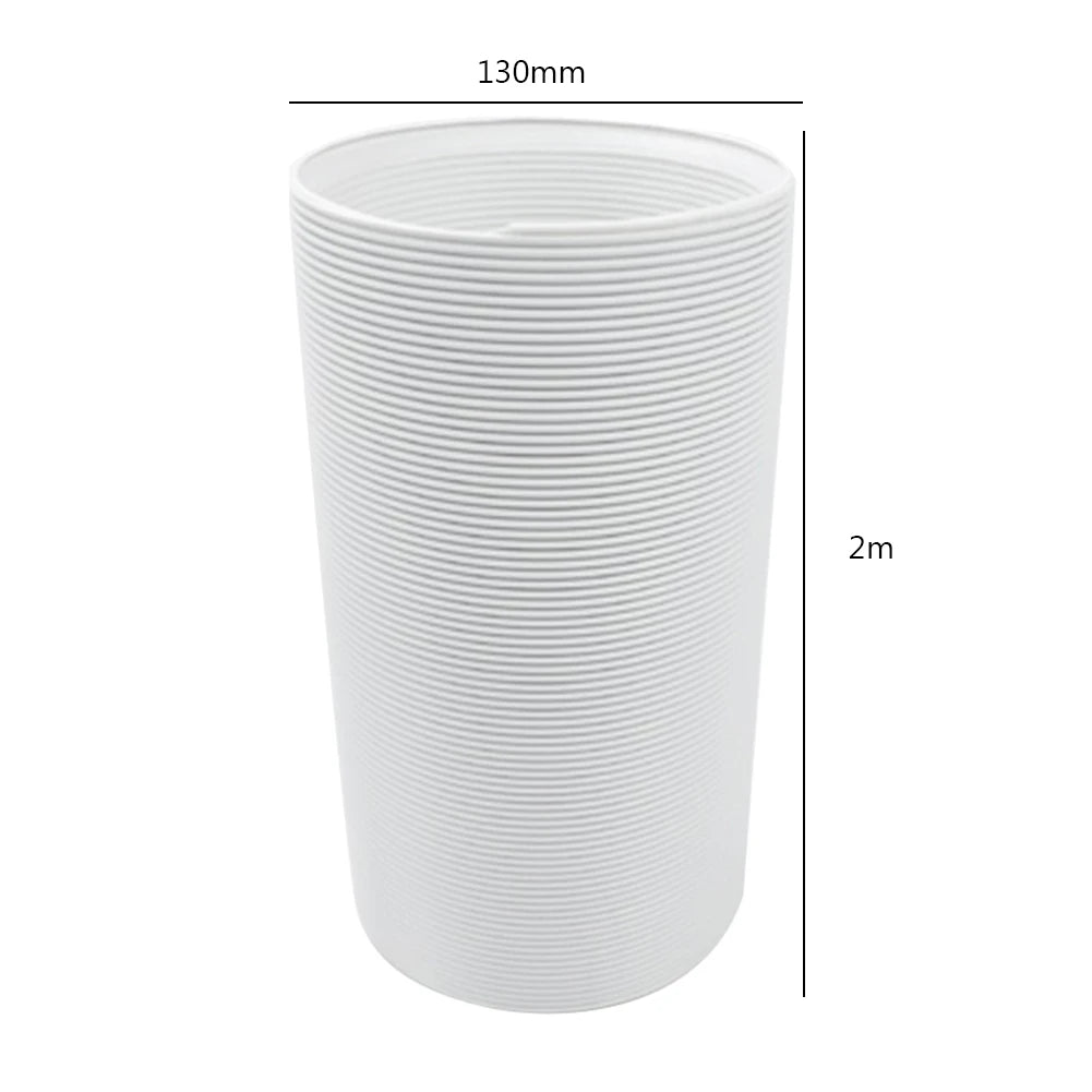 1.5/2M Portable Universal Flexible Conditioner Exhaust Hose Tube Replacement Parts for Mobile Air Conditioning Exhaust Vent Pipe
