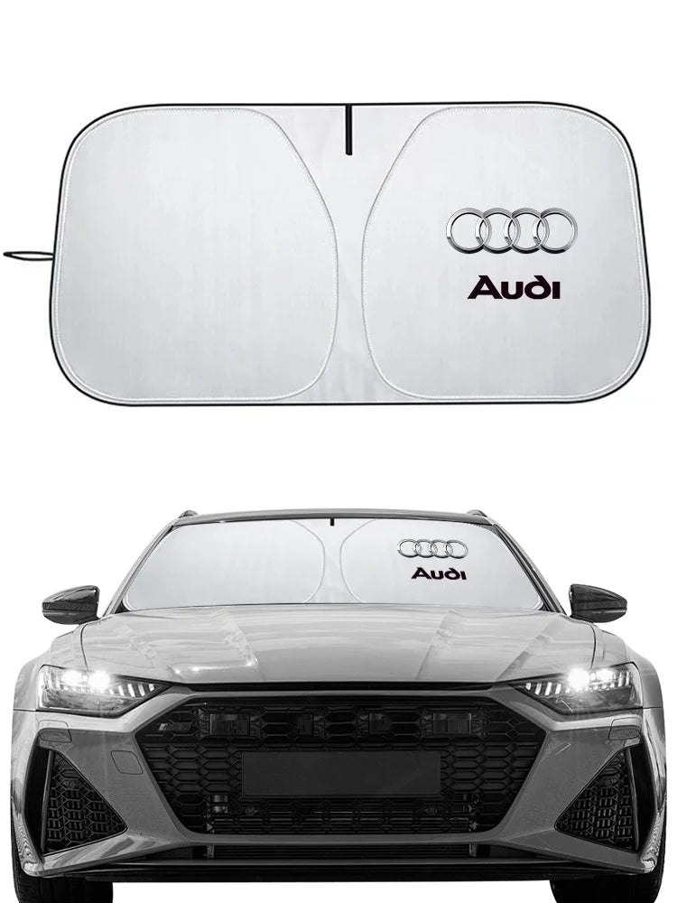 Car Windshield Sun Shade Visor UV Protection Shield For Audi Sline A1 A3 A4 A5 A6 A7 A8 B8 B9 B6 C6 Q2 Q3 Q5 Q7 Q8 TT S3 S4 S7