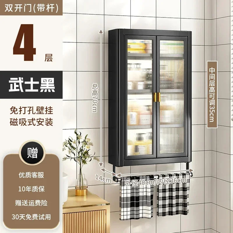 Modern Wall Mounted Bathroom Cabinet white Waterproof Storage Organizer Shelf for Toilet Vanity Bathroom home Decor Furniture
