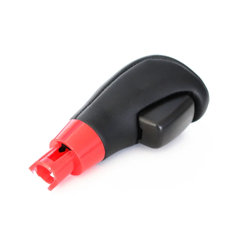 AT Leather Gear Shift Knob For Ford Mondeo MK4 S-MAX Kuga Galaxy MK1 Automatic Pen POMP Lever Handle Gearbox Gear Stick Ball Car