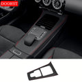Car Center Console Leather Style Panel Cover Trim Panel Frame Interior Acccessories For Mercedes Benz A CLA Class W177 C118 AMG