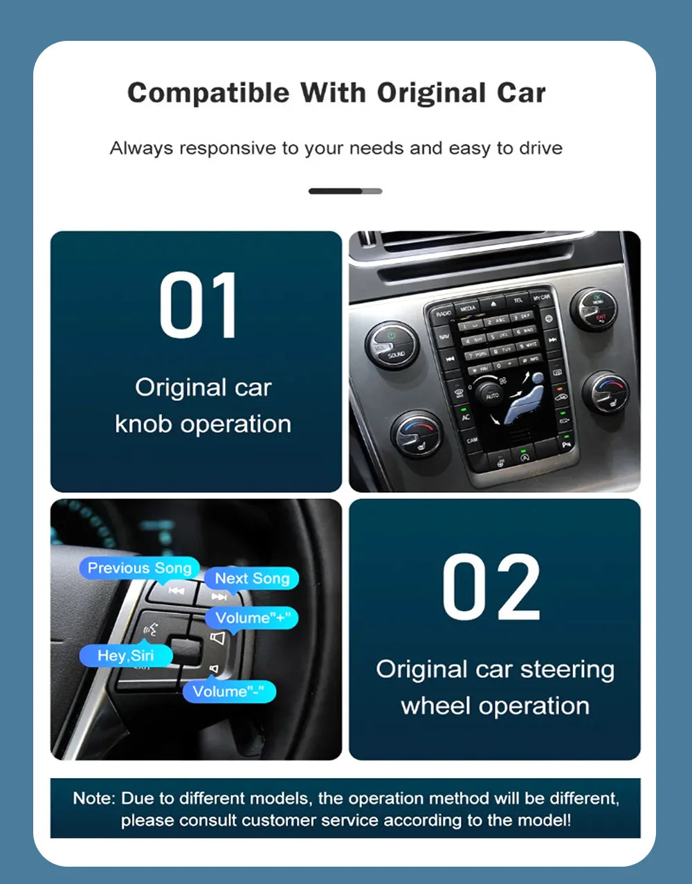 Wireless Carplay for Volvo XC60 S60 V40 V60  XC90 S90 Module Car Accessories Android Auto Airplay Mirror Link