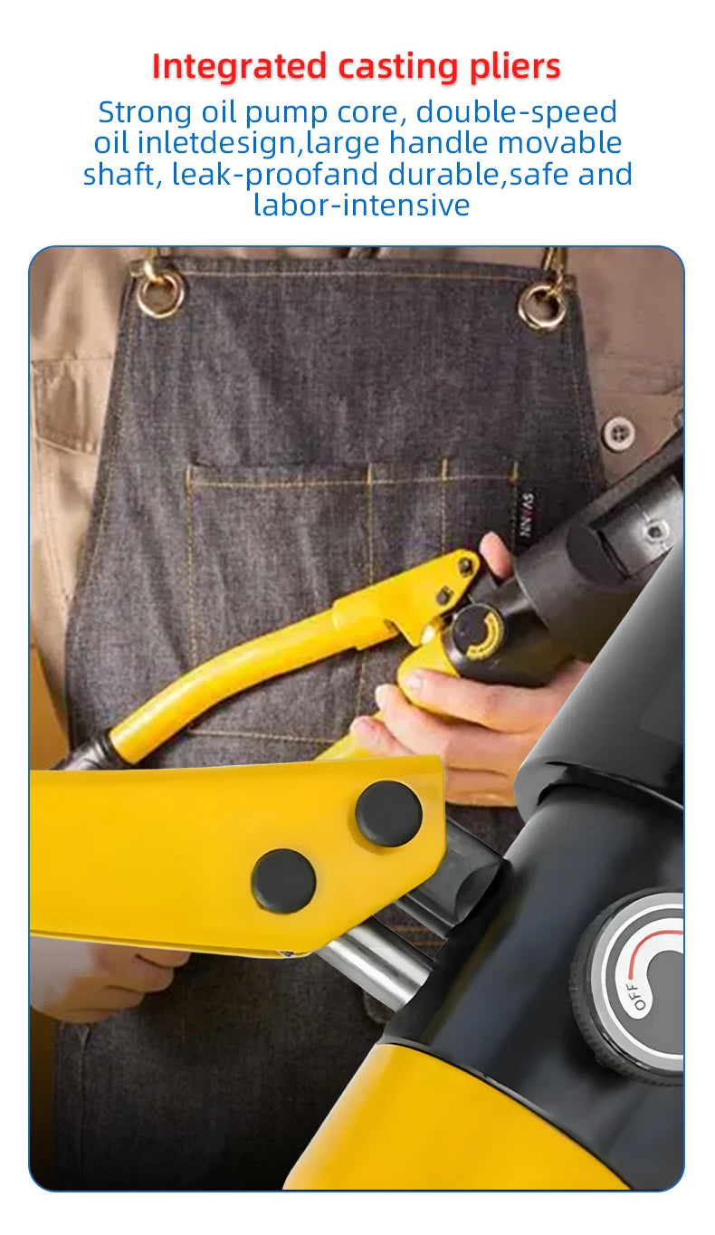 6-120 Hydraulic Crimping Pliers YQK-120 Pressure 6T Home Hydraulic Tools Hydraulic Pliers DIY Cable Terminal Crimping Pliers