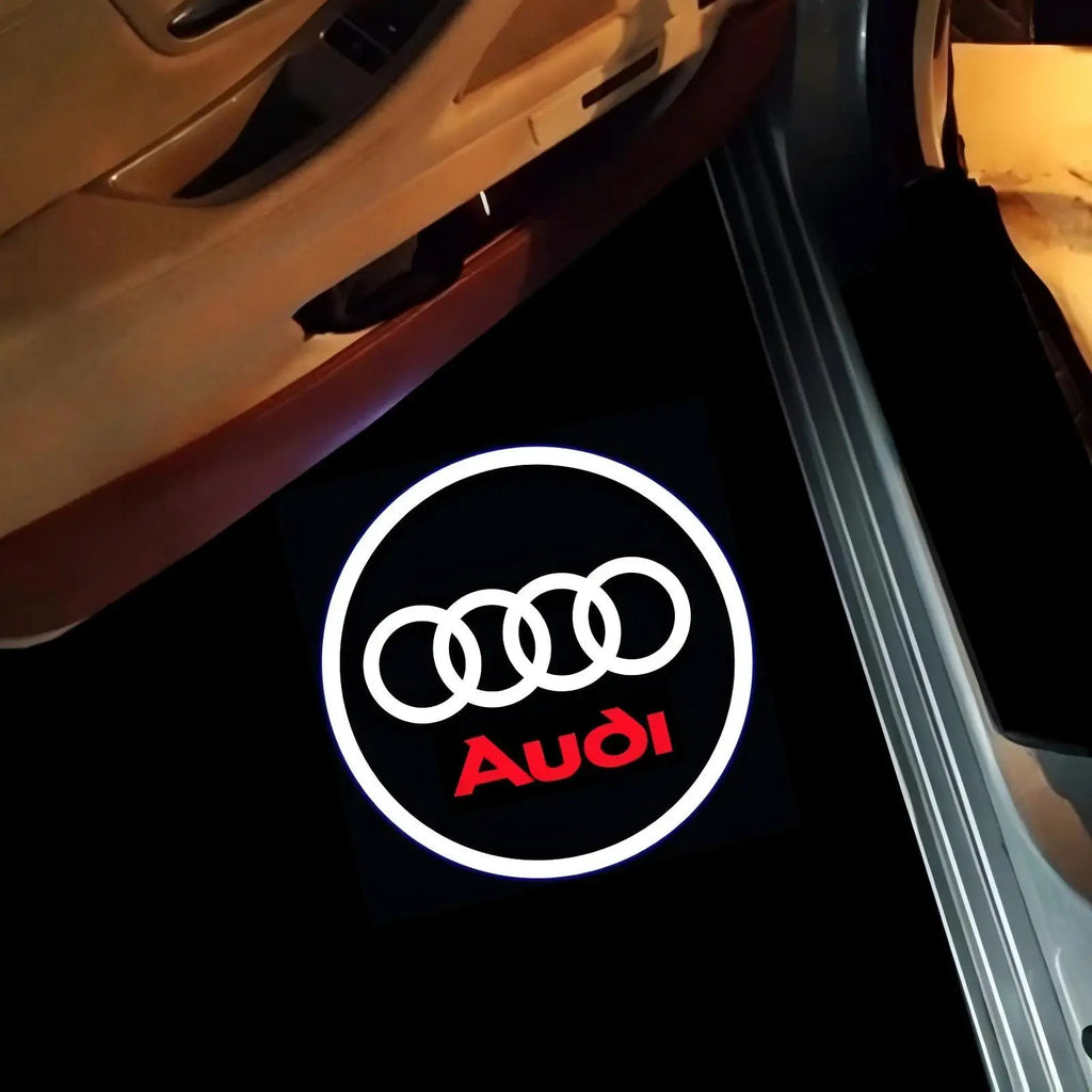 HD Car Door Welcome Light Led Projector Lamp For Audi A3 A4 B8 8P 8V A6 C7 A5 Q5 B7 B6 B9 SLINE QUTTRO RS SQ5 Q3 Q7 S3 S4 S5 Q5