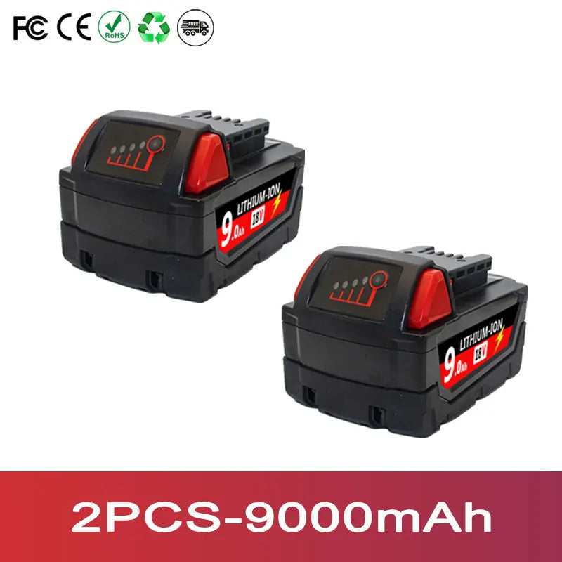 9000mAh/12000mAh M18 Li-Ion Battery