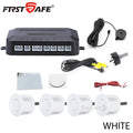 FirstSafe Factory CVBS AHD Video Parking 4 Sensors Car Reverse Backup Rear Buzzer Radar Monitor System Support Android System