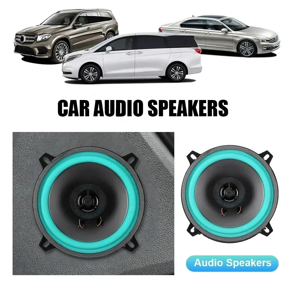 4/5/6.5 Inch Car Speakers &Speaker protector Coaxial Subwoofer Automotive Audio HiFi Music Full Range Frequency Full  Car Audio