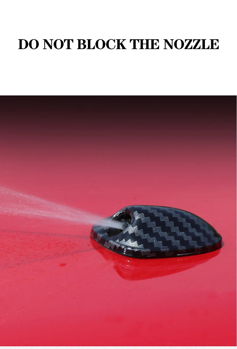 Car Wiper Water Spray Nozzle Covers Stickers Union Jack For Mini Cooper F54 F55 F56 F57 F60 Decorative Shell Car Accessories