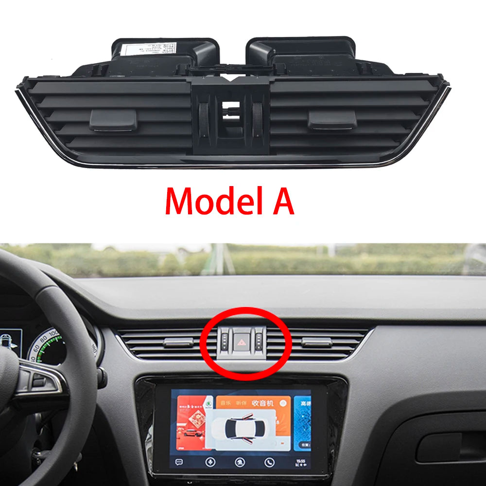 Y Octavia 2015-2021 Car Front Center Dashboard Air Conditioning AC Vent Grille Outlet Assembly For Skoda 5E0820951 5E0820951CZLL