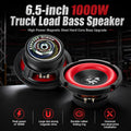 1pcs 6.5 Inch Car Speakers HiFi Subwoofer High Power 1000W High Sensitivity Stereo Mid Bass Music Multimedia Motorhome Car Audio