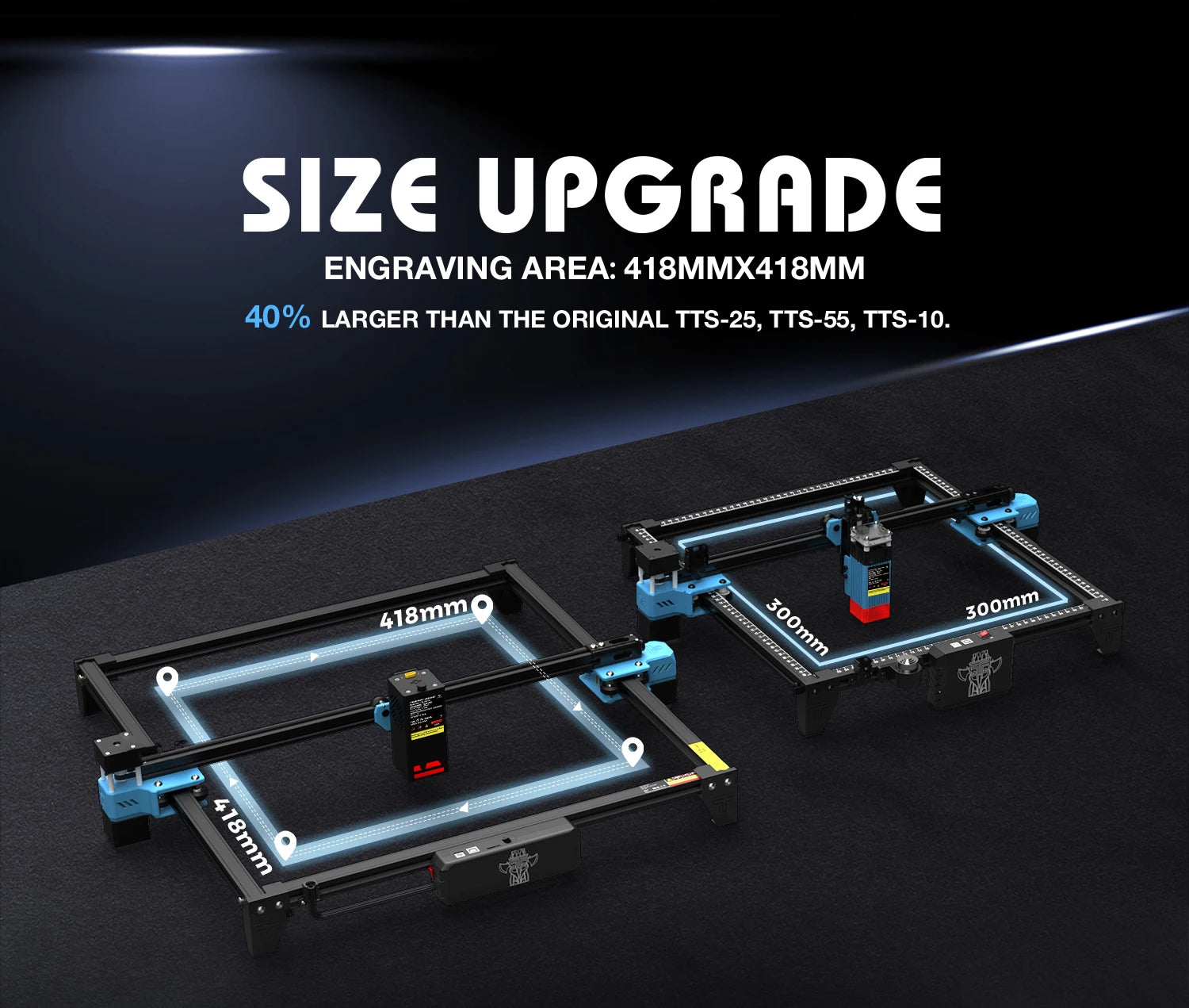 Twotrees TTS-20 Pro Metal Laser Engraving Machine WiFi Offline Control 20W Blue Light CNC Cutting Machine Laser Marking Machine