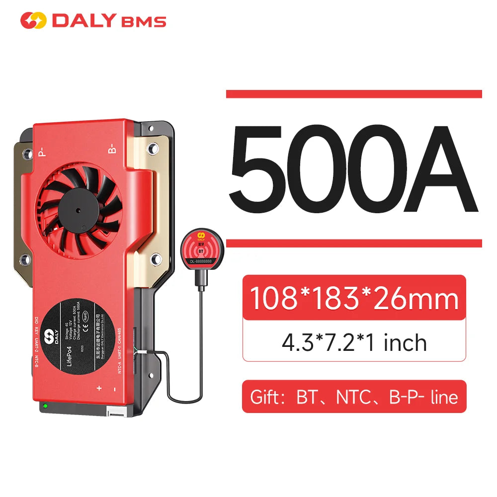 DALY Smart BMS Lifepo4 4S 7S 8S 16S 20S 24S Li-ion 3S 7S 16S 12V 24V 36V 48V 60V 72V 100A 250A CANBUS BMS For lithium batteri