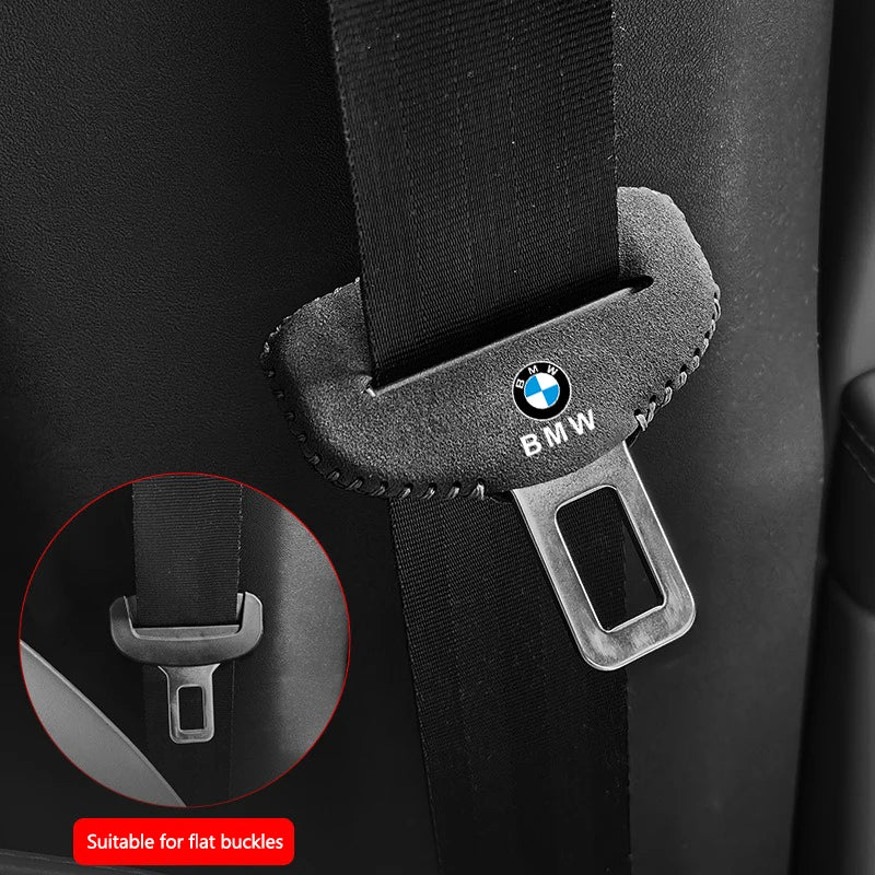 2pcs Car Seat Belt Cover Clip Anti-scratch Buckle Protective Cover For BMW X3 X5 M5 M3 E46 E90 E60 F10 E39 F30 E36 G30 E87 E70