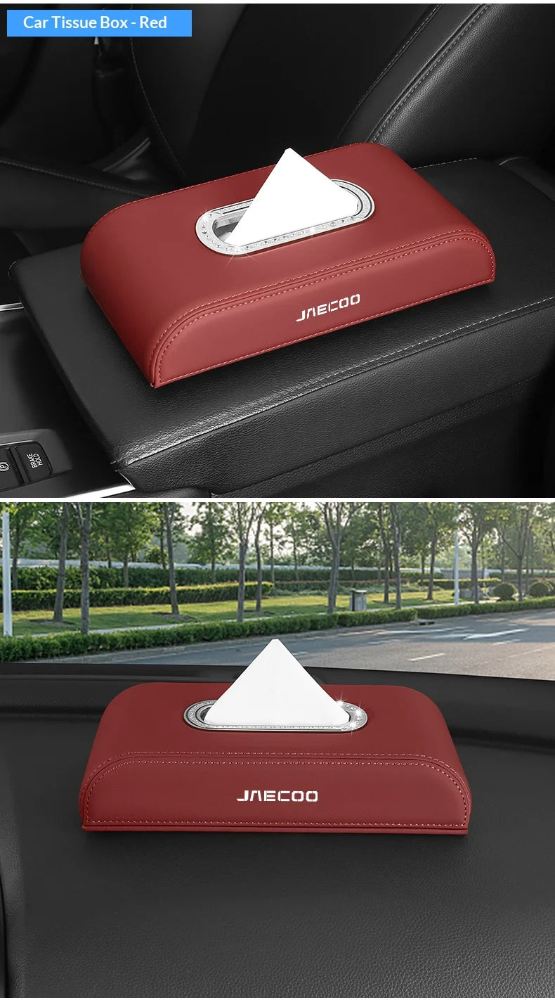 Suitable for JAECOO J5 J6 J7plus jaecoo J8 J7Phev car center console car mounted tissue box hanging bag tissue bag