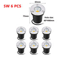 6PCS Outdoor Garden Lighting IP67 Waterproof LED Underground Light 5W10W15W Buried Light Garden Landscape Light 110V220V 12V