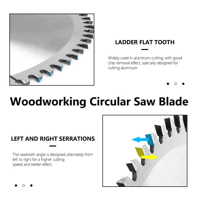 XCAN Wood Saw Blade 230 235 250 254 255 300mm TCT Wood Cutting Disc Carbide Circular Saw Blade for Woodworking