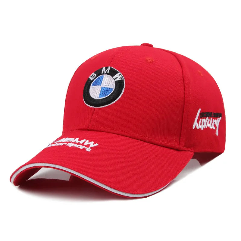 For BMW Motorsport Emblem Outdoor Summer Sport Hat Embroidery Baseball Cap Spring Autumn Outdoor Sunscreen Hat interior sticker