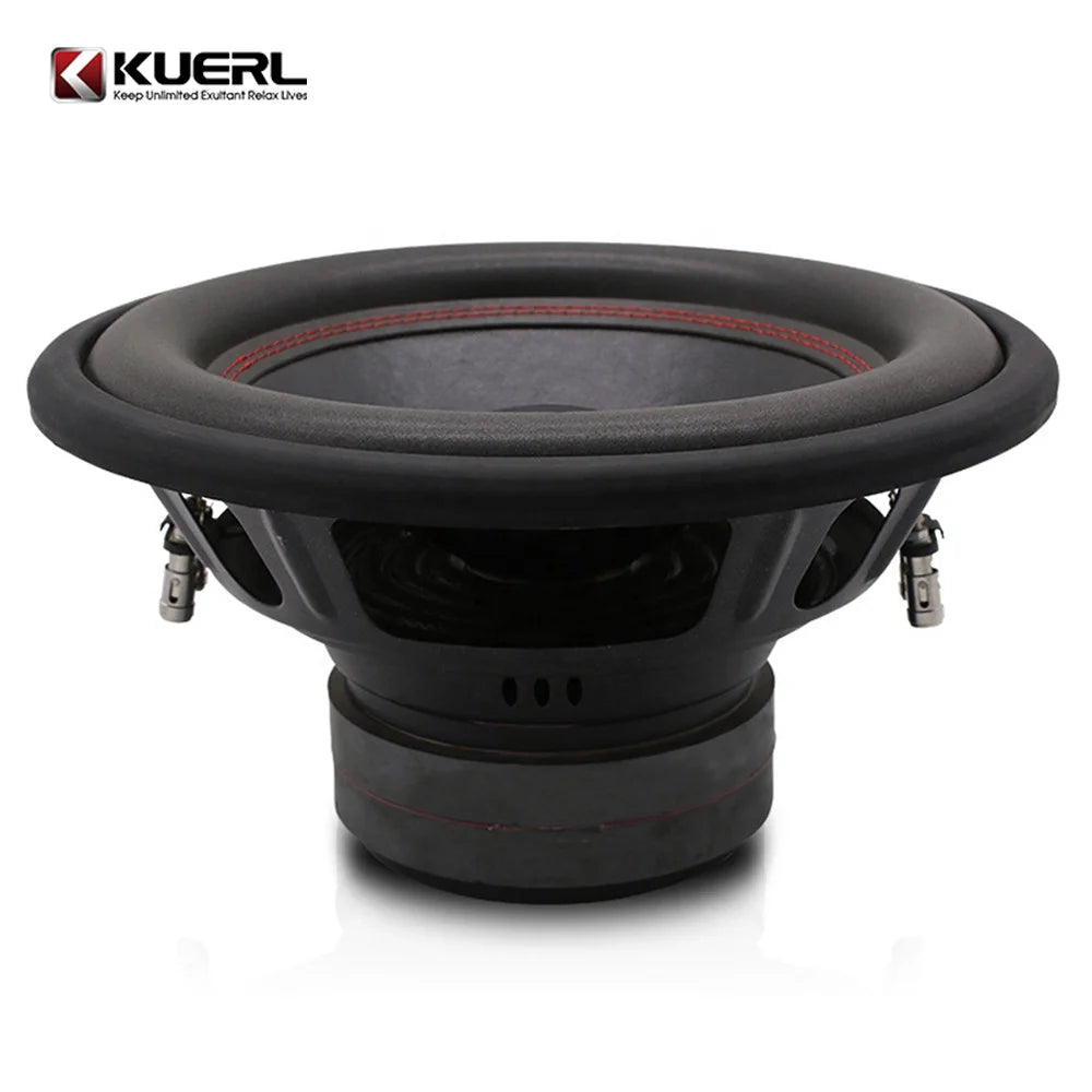 Haut-parleur de subwoofer de voiture double bobine gros haut-parleur audio pur basse refit professionnel 10 pouces-RMS 200W/RMS-260W-12 pouces