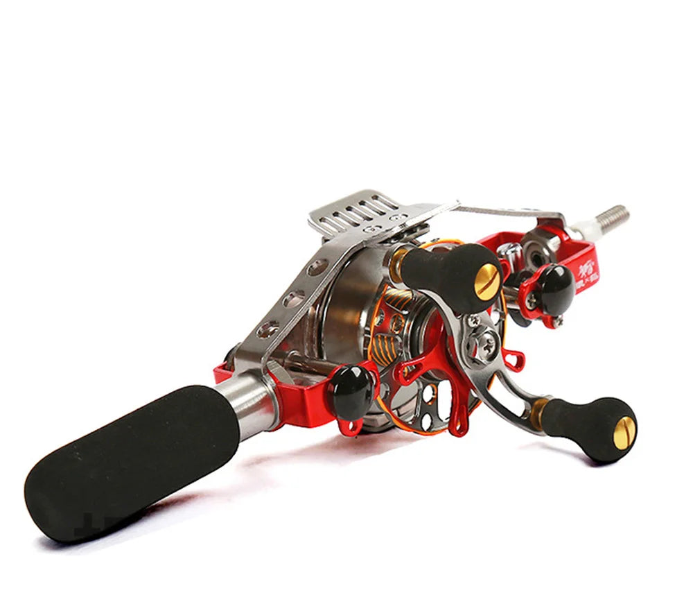 Automatic Discharge All-Metal Body Hollow Fishing Reel DIY Modification Wire-speed Play in The Inner Alignment for Most Hand Rod