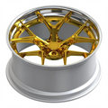 Factory direct sales 2 piece wheel 24 inch 6061-T6 alloy custom forged car wheel rim