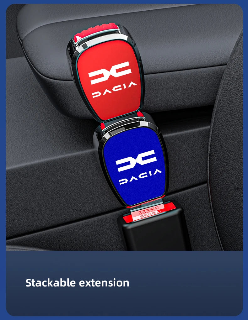 Car Seat Safety Lock Buckle Seatbelt Clip Extender For Dacia Duster Logan Sandero Stepway Dokker Lodgy MCV 2019 Spring Bigste