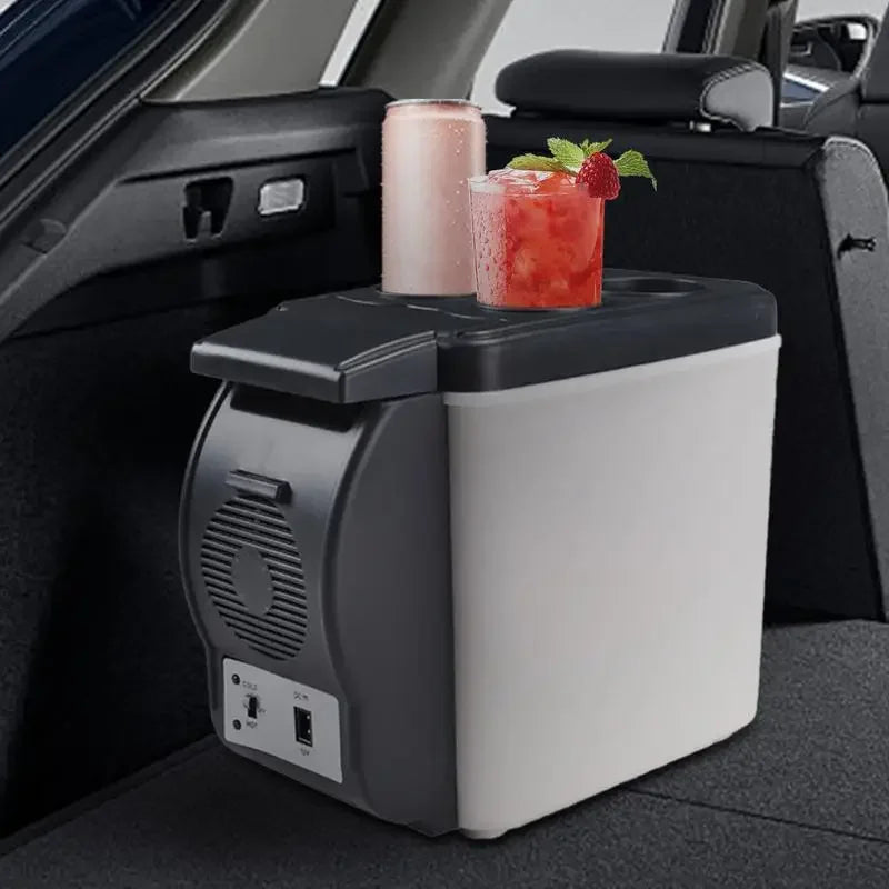 Mini-réfrigérateur de voiture électrique 12V portable 6L, glacière de refroidissement et de chauffage, appareils électriques de camping Amagi