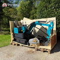 1.2 Ton Mini Excavator Epa Euro5 Small Crawler Digger Machine For Garden Mini Digger Reinforced Chassis For Home Use