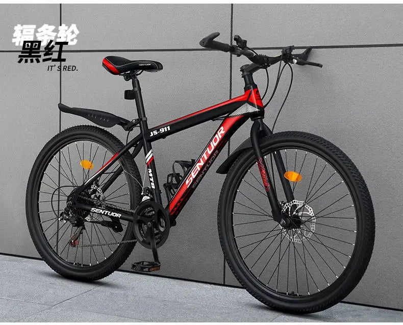 Mountain bikes for adults variable speed off-road racing shock-absorbing bikes for adults boys girls and students aged 8 to 15