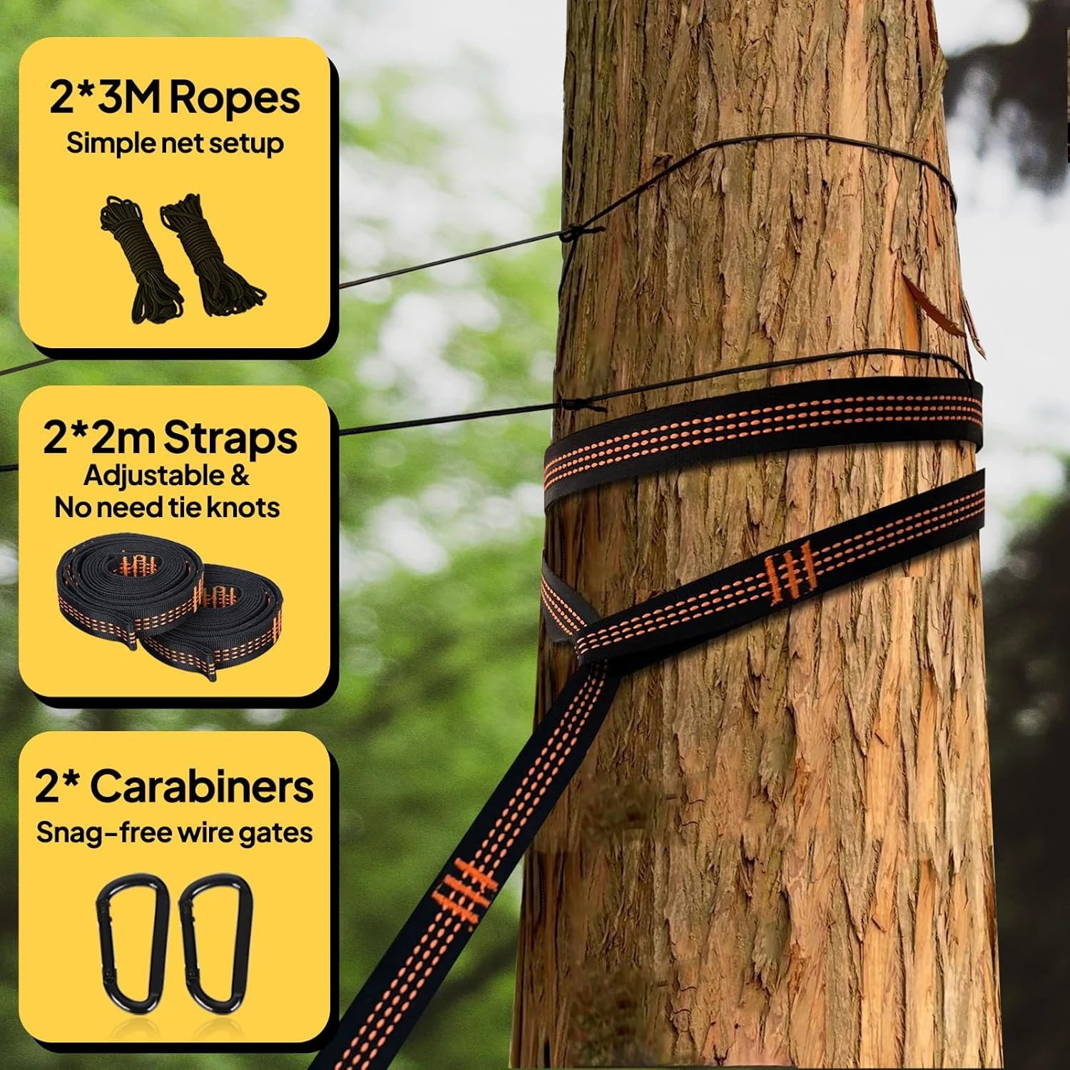 Lightweight Camping hammock with mosquito net Comfortable for Outdoor  Durable breathable 210T parachute nylon material Hammocks