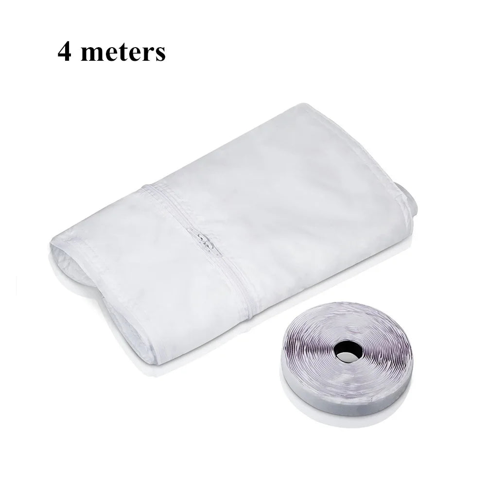 Universal Air Lock Window Seal Cloth Plate 3 4 5m Hot Airs Stop Conditioner Outlet Window Sealing Kit for Mobile Air Conditioner