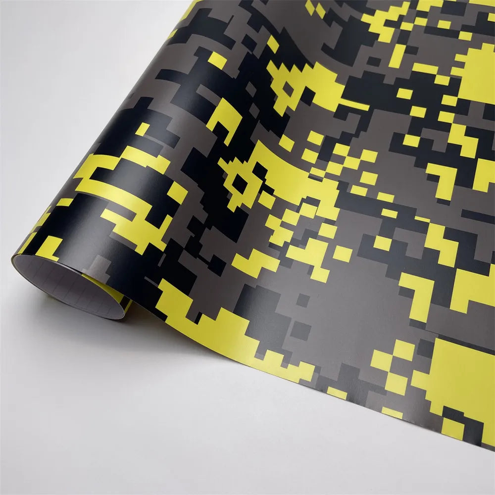 Stealth Camouflage Vinyl Wrap Film Pixel Camo Pattern Motorcycle Wrapping Sheet DIY Sticker for Car Computer Bicycle Console