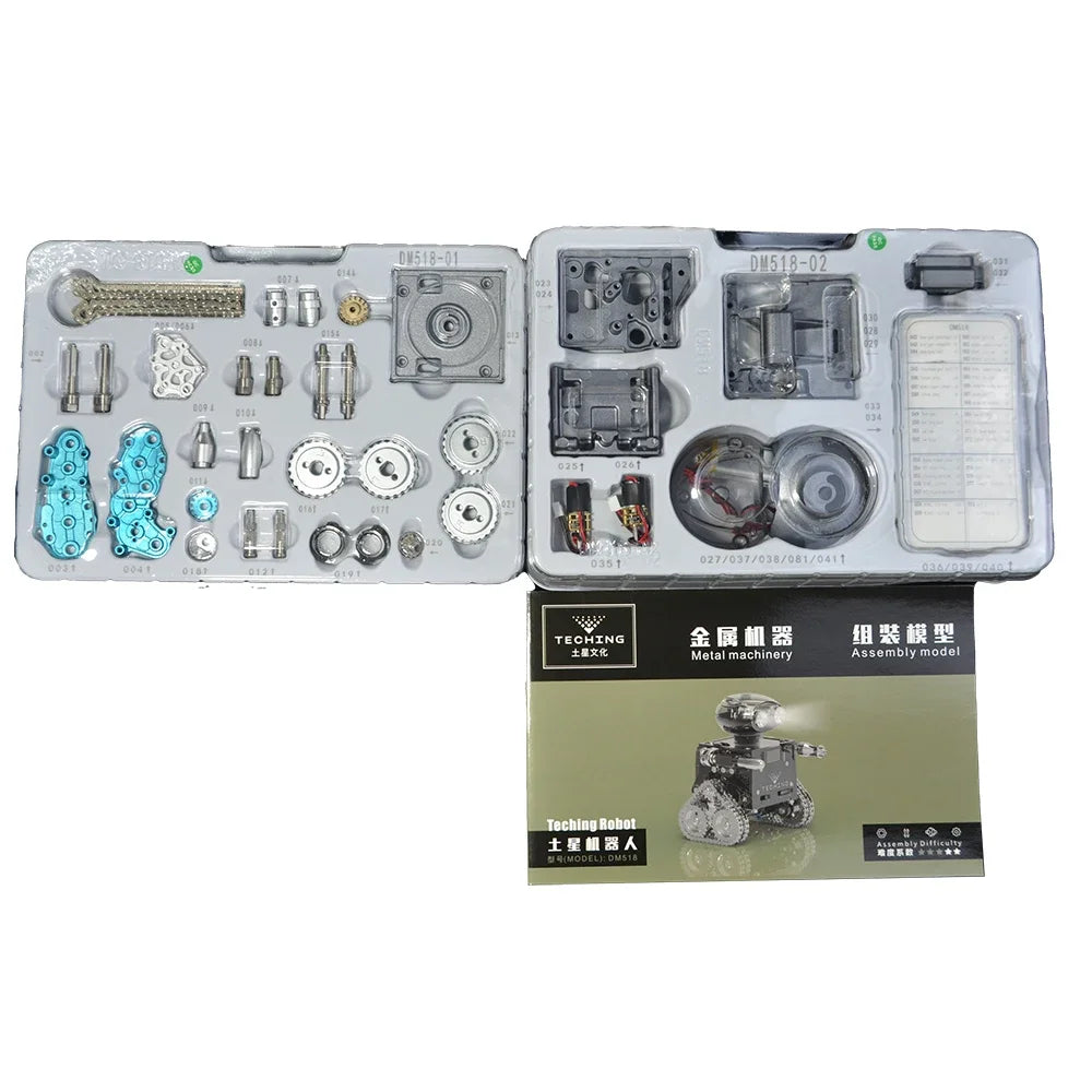 TECHING ROBOT Metal Assembling Model KIT Set APP CONTROL With Speaker Adults Children's Toys Gifts