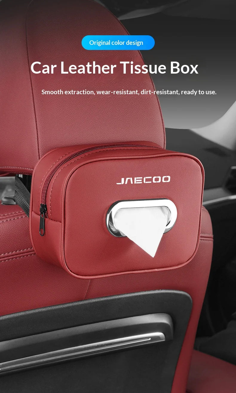 Suitable for JAECOO J5 J6 J7plus jaecoo J8 J7Phev car center console car mounted tissue box hanging bag tissue bag