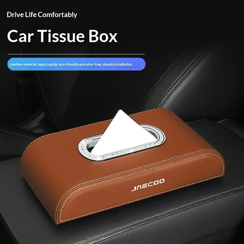 Suitable for JAECOO J5 J6 J7plus jaecoo J8 J7Phev car center console car mounted tissue box hanging bag tissue bag