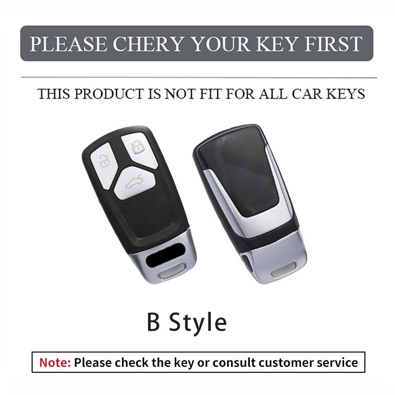 Fashion TPU Car Remote Key Case Cover Shell For Audi A4 B9 A5 A6 8S 8W Q5 Q7 4M S4 S5 S7 TT TTS TFSI RS Keyless Protector Holder