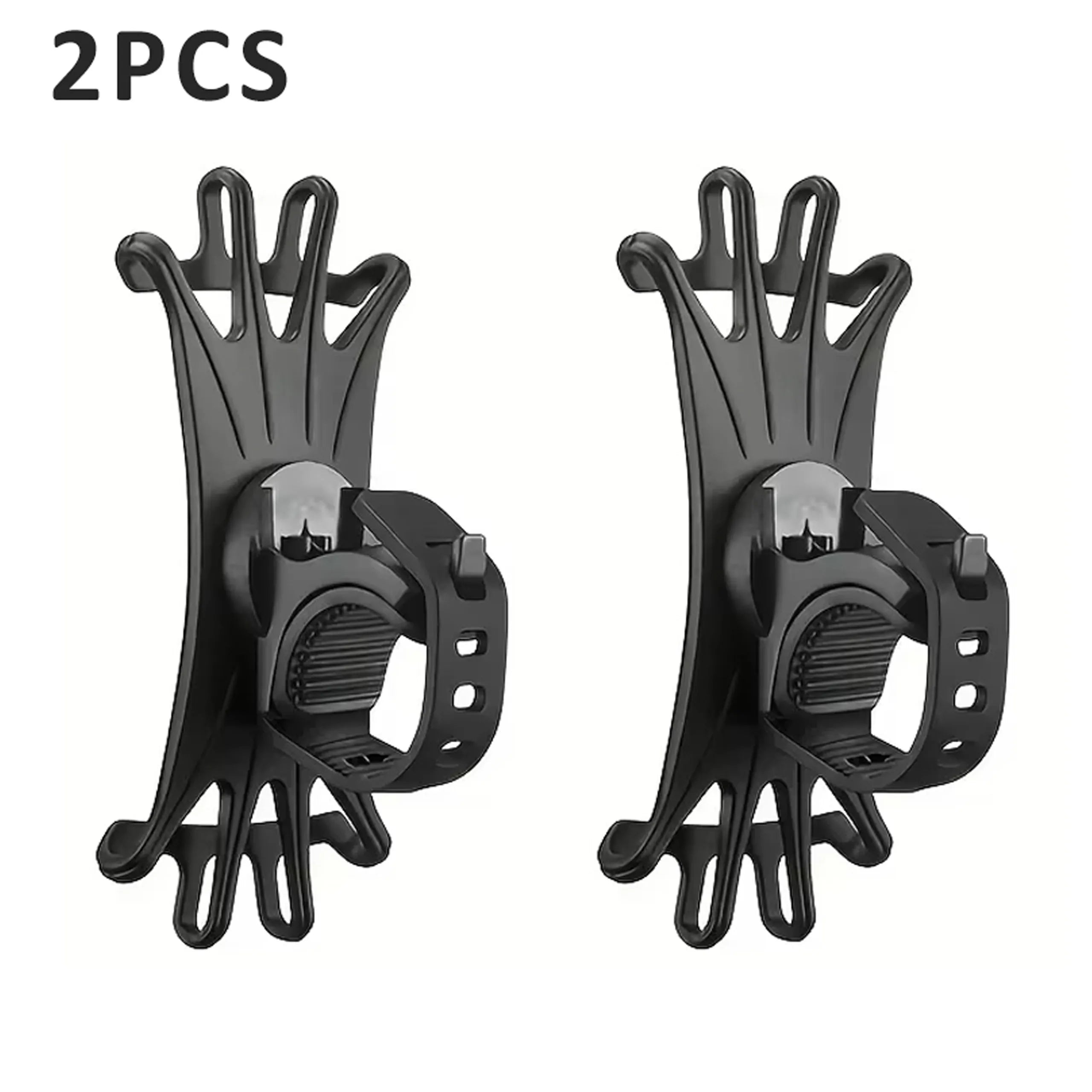360 Rotatable Mobile Phone Bicycle Motorcycle Holder Bike Safe Bracket Silicone Support Silicone Pull Type For All Phone Stand
